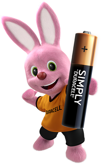 Bunny introducerer Duracell Simpelthen AAA-batteri