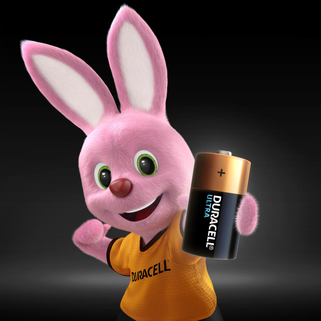 Duracell Bunny introducerer alkalisk C-batteri