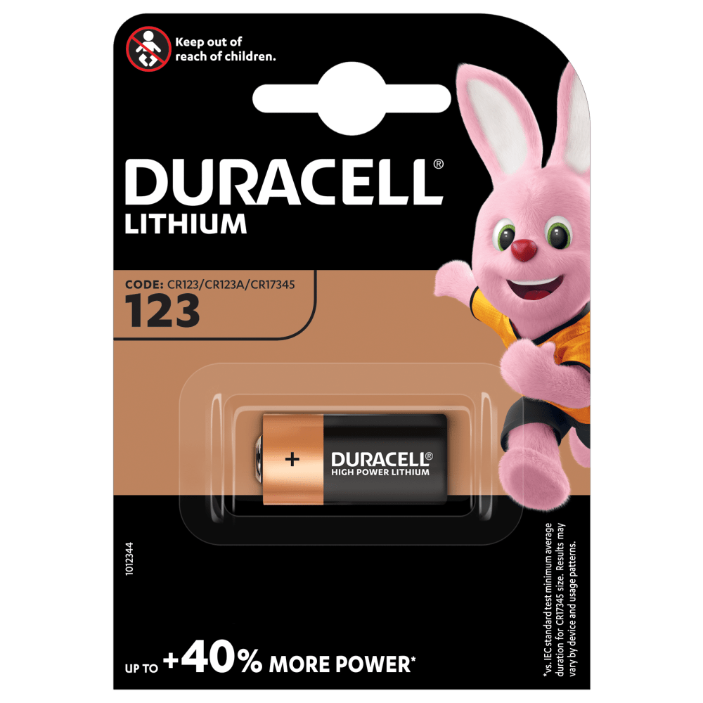 Duracell Speciality Lithium 123 Batterier