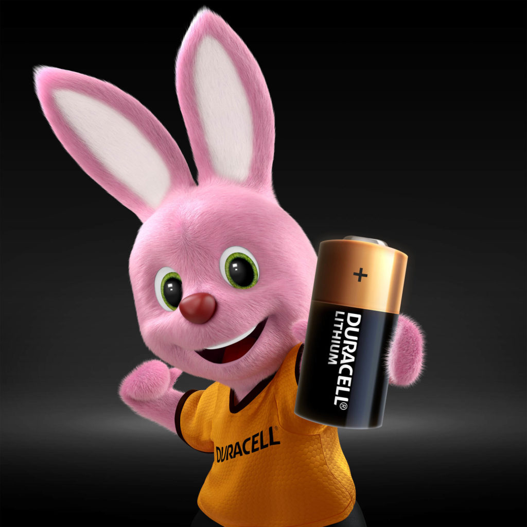 Bunny introducerer Duracell Speciality Lithium 123-batteri