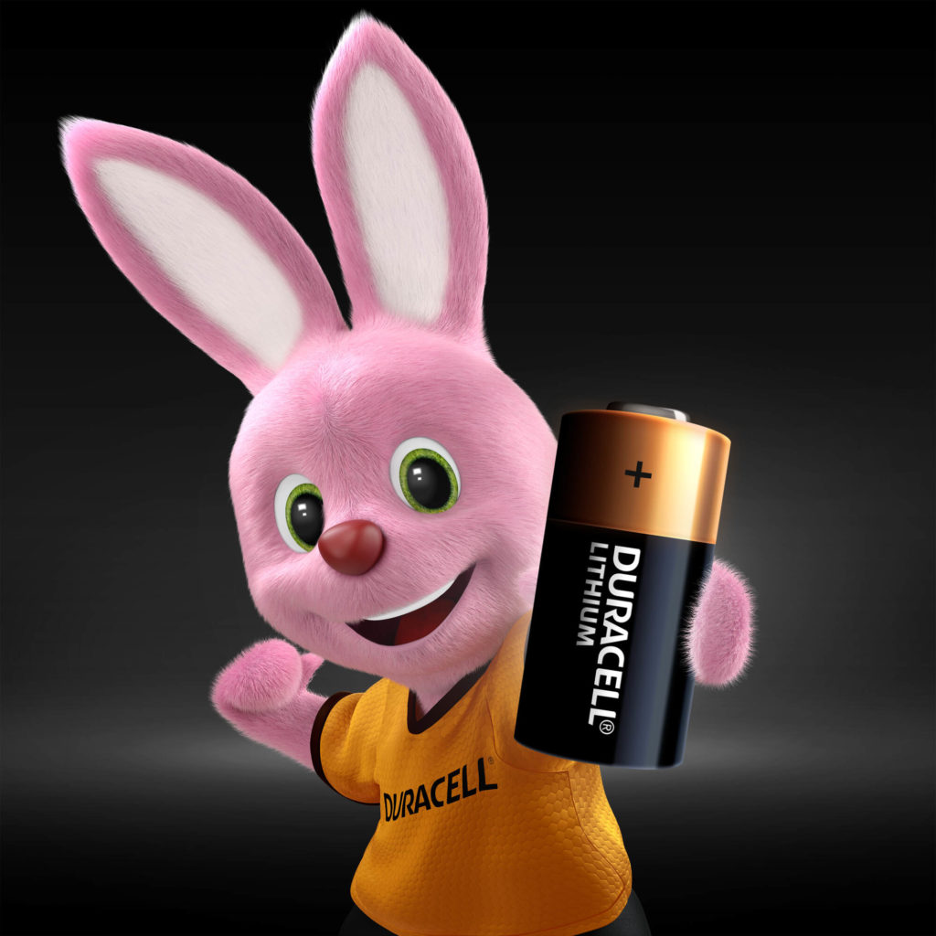 Bunny introducerer Duracell Specialitet Alkaline CR2-batteri