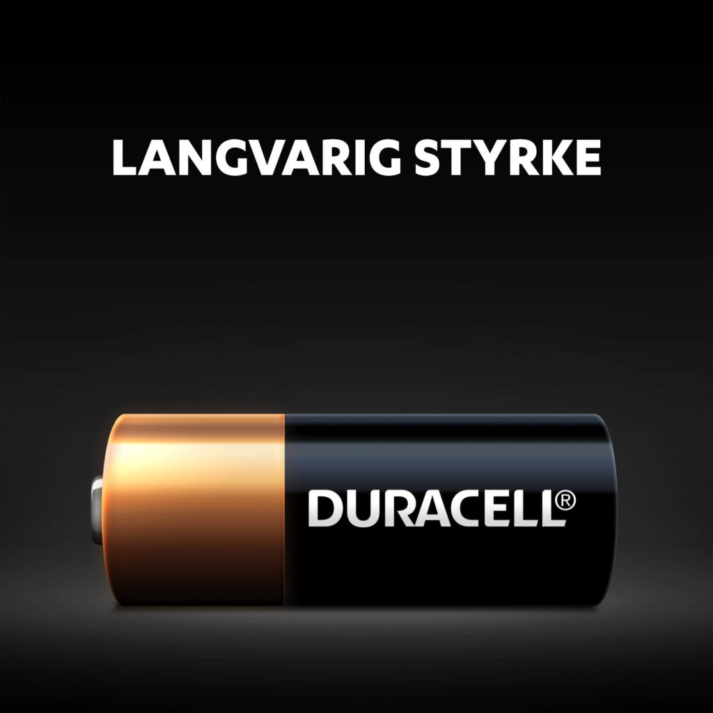 Duracell Alkaline MN21 batteri har langvarig strøm